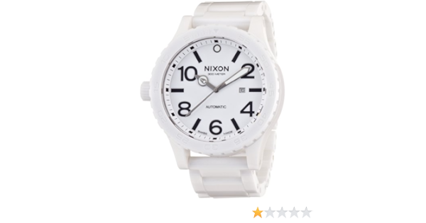 nixon white ceramic watch