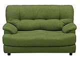 大川家具 関家具 2人掛けソファ (幅127cm 素材/ファブリック) モスグリーン 182523