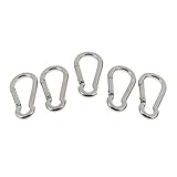 B Blesiya カラビナ　マリンフック　クイックリンク　ステンレス鋼　ボート　キャンプ　アクティビティ　簡単な接続　5個　全4サイズ - 304-6mm