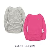 ラルフローレン Tシャツ 子供 キッズ 女の子 長袖 6(5～6歳) グレー