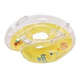 YideaHome赤ちゃんのトレーニングに 首浮き輪 プールやお風呂で バランス 水遊び 入浴 調節ベルト付