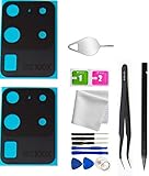 リアバックカメラガラスレンズ交換用 Samsung Galaxy S20 S20 S20 Plus S20 Ultra 5G (すべてのキャリア) 接着剤 事前取り付け済み修理ツール付き