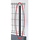 LIXIL 新日軽　メッシュフェンスA型　自在柱（スチール）　1800用　　【リクシル】　【スチールフェンス　柵】 　ステン