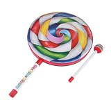 ロリポップドラム キッズ ドラム ハンドドラム 楽器玩具 - 10インチ