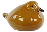 Urban Trends Collection 13623 Ceramic Wren Bird Figurine - Large, Gloss Brown
