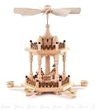 x の深さの蝋燭 d=14mm の幅 X の高さのための誕生場面のピラミッドは、 28 の cmx31 cmx28 cm の鉱石山ピラミッドのクリスマスのピラミッドを台に置きます