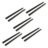 ピンヘッダー，SODIAL(R)10ｘ1x40ピン2.0mm　ピッチシングル行ストレートメスピンヘッダーストリップ