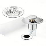 洗面台ヘアキャッチャー 排水口ゴミ受け 洗面所排水栓 排水溝 はいすいこう用 シンク防臭防虫 ステンレス製・純銅コア26mm-48mm適用 洗面器 パンチング ゴミ受け付属 (シルバー)