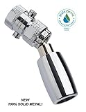 High Sierra's WaterSense Certified 1.8 GPM High Efficiency Low Flow Showerhead. Polished Chrome w/ T