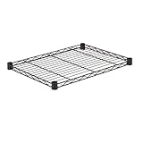 Honey-Can-Do SHF350B1824 Steel Wire Shelf for Urban Shelving Units 350lbs Capacity Black 18Lx24W [並行