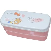 Amazon.co.jp: ハローキティ[お弁当箱]スリム2段ランチボックス