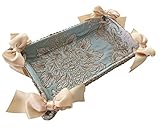 ジェニファーテイラー トレイ Capri 32941TY カプリ 長方形 リボン付き ジャガード織