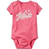 Carter's(カーターズ) リトルシスコレクティブルボディスーツ ピンク ロンパース半袖 18ヶ月【並行輸入】