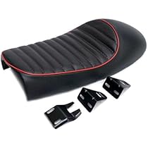 汎用　タックロールシート　ブラウン　カフェレーサー　新品 Amazon | 汎用カフェレーサー スタイル トラッカー シート SR XJ