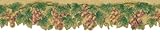 Brewster 499-08564 Grape Vine Border Wallpaper, Green by Brewster