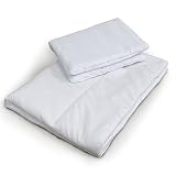 2 pcs FILLED PILLOW+QUILT/DUVET NURSERY BEDDING SET COT BED 120x90cm/135x100cm (120x90cm) by TheLitt