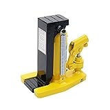 油圧式 爪付きジャッキ イエロー 爪部約2.5t 頭部約5t 1台 単品 油圧ジャッキ 爪ジャッキ ボトルジャッキ 爪式 ジャッキ 手動 ジャッキアップ 爪付 爪つき つめ付き ツメ付き 工具 修理 