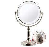 LEDCosmeticミラー/プリンセスデスクトップミラー/ヨーロピアンスタイルLighted Vanity Beautyのミラー/鏡 EOTFJGK