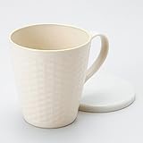 会津漆器 レンジカゴメ蓋付マグカップ渕グリーン ［ 13 x 9.5 x 9.7cm ］ 【 レストラン カフェ 洋食器 飲食店 業務用 】