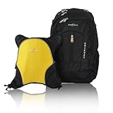 Obersee Bern Diaper Bag Backpack with Detachable Cooler, Black/Yellow by Obersee