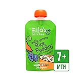 マンゴー＆リンゴステージ2 80グラムとキッチンの有機ライスプディング (Ella's) (x 2) - Ella's Kitchen Organic Rice Pudding with Mangoe