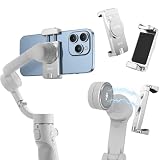 Osmo Mobile 7 Pro/7/OM6/OM 5/OM 4/OM4 SE 対応 磁気スマートフォンクランプ 60～89 MM アルミ合金 延長ブラケット 1/4ネジ穴/コールドシューグルーブ付き 良好な安定性