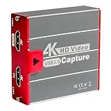 Mirabox 4Kキャプチャカード Nintendo Switch用 4K@60Hz入力とパススルー、1080P 60FPS USB3.0 ライブストリーミングと録音、Camlink デジタル一眼レフ、PS4、PS5 OBS Windows7/8/10 Mac OS Linux用