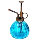 Gespout スプレーボトル ガラス ガラス製スプレーボトル おしゃれ 霧吹きボトル ミストスプレー アンティーク風 多肉植物 観葉植物 掃除 家庭用 水撒き スプレー 水撒き カボチャ型