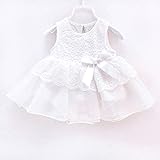 S'M(エスエム)ベビードレス女の子フォーマルワンピース 新生児ホワイト80