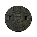 【個人宅配送不可】【5枚】 宅内用 蓋 (雨水 汚水) 300型 ブラック (刻字 なし 穴なし) JM-300C 外構 耐候性 耐久性 JOTO 城東テクノ アミ【代不】