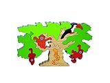 Wooden Amazone Animal Tree Puzzle by SRI Toys