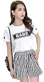 (マオチ) maoti カジュアル オールインワン ストライプ パンツ 短パン マタニティウェア 授乳服 授乳口付き レディース 妊婦 妊婦服 産前 産後 着たまま授乳 大きいサイズ (XXL)