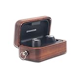 木製保護ケースカバー ゼンハイザー Momentum True Wireless 3 Bluetooth インイヤーバッド対応 ポータブル保護キャリーボックススリーブ収納バッグ