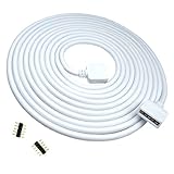 Liwinting 5ピン5m RGBW延長ケーブルLEDストリップコネクタためにSMD 5050 RGBW LEDストリップライトフリー4個付5ピンコネクタ