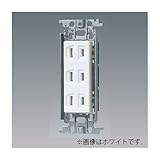 パナソニック 埋込トリプルコンセント 金属取付枠付 15A 125V 利休色 WTF13033GK