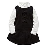 西松屋 [EFD] スムースバルーンジャンパースカートセット 【80cm・90cm・95cm】　90　ブラック