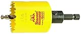 Starrett ADCH0178 Professional HSS Bi-Metal Dual Pitched Hole Saw with Arbor, 1-7/8, 48 mm Diameter 