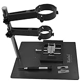 Blomiky DisplaysホットAir hand-pieceガンホルダーwith 2つの器具SMDはんだリワークステーション