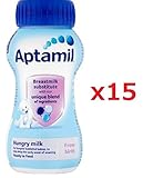 15本まとめ買い Aptamil(アプタミル)液体ベビーミルク　0-6カ月(食欲旺盛な赤ちゃんや後期月齢向け） 200ml