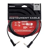 D'Addario ダダリオ シールドケーブル (ギターシールド) American Stage Instrument Cable PW-AMSGRR-10 (3m L-L) 【国内正規品】