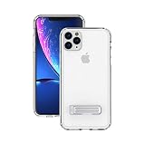 2019年発売 新型iPhone ケース JTLEGEND Hybrid Cushion Kickstand Case クリスタル 5.8インチ スタンド内蔵 ハードケース ハイブリッド構造 透明 クリア