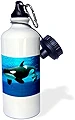 ローズWB _ 5729 _ 1 Killer Whaleスポーツウォーターボトル、21オンス、ホワイト