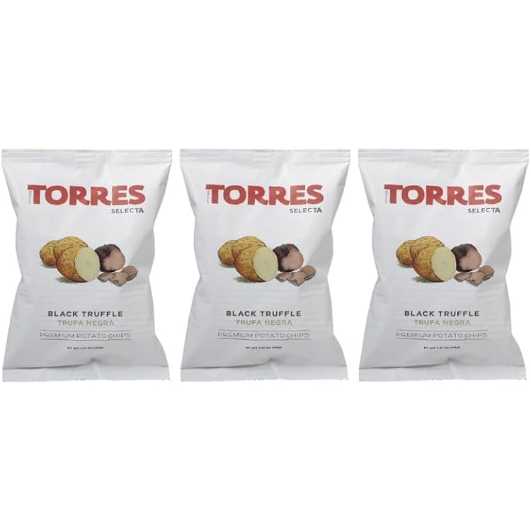 Amazon.co.jp: トーレス 黒トリュフポテトチップス 40g : 食品・飲料・お酒