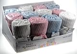 100% Cotton Baby Cellular Pram/Moses Bsket Blanket (Pink) by My Little World