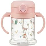 スケーター(skater) ベビー用 両手ハンドル付き ストローマグ 260ml 折り畳み式 ハンドル サンリオ キティ 対象年齢1才頃から KSHW1N-A