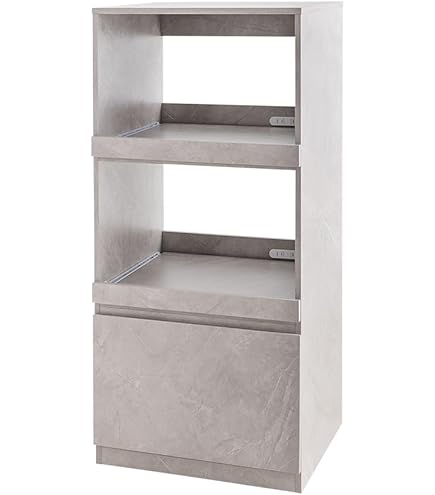 レンジ台 米びつ付き　ホワイト　SK-311 エムケー精工　日本製 Amazon｜エムケー 上棚板付きレンジ台 『ファインキッチン』 計量