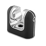 AKDY Bathroom Shower Handheld Bracket Wall Mount Chrome Black Matte Universal Wand Holder [並行輸入品]