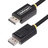 StarTech.com DisplayPort 2.1ケーブル／1m／8K60Hz 4K144Hz／40Gbps／VESA／オス-オス／モニターケーブル DP21-1M-DP40-CABLE