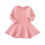 MIOIM ベビー ワンピース 長袖 秋 可愛い 子供服 女の子 チュチュドレス 通園 発表会 チュニック フォーマル 1-3歳