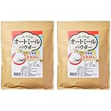 ぐるっと生活 オートミール 粉末 パウダー 1000g×2袋 無添加 全粒粉 オリジナルレシピ付き オーツ麦 粉状 国内加工